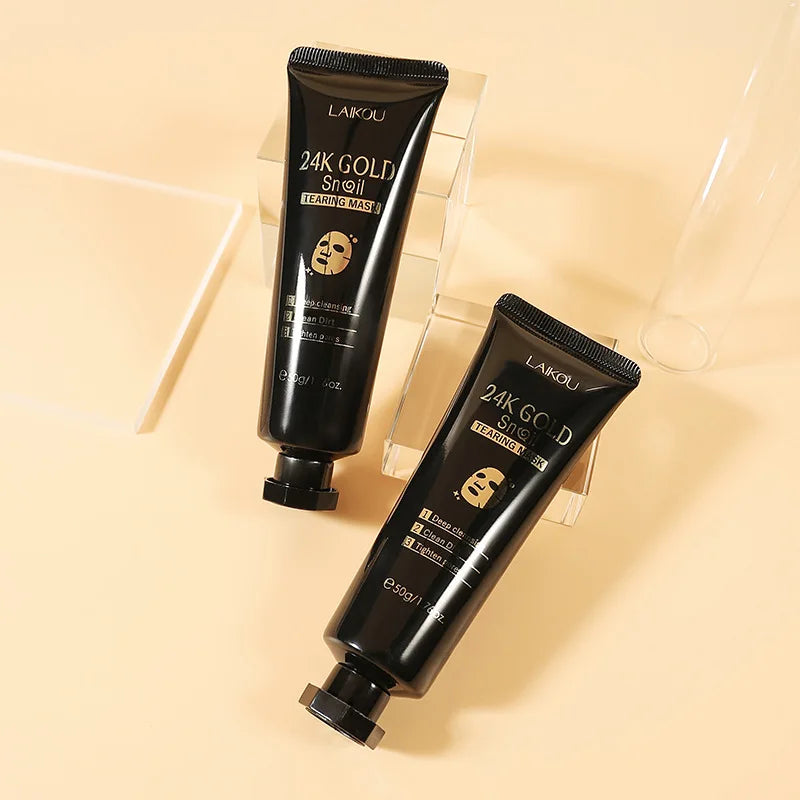 24K Gold Peel-Off Face Mask – Anti-Age & Moisturizing
