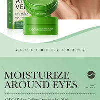 Aloe Vera Collagen Eye Masks – Hydrating Anti-Dark Circles
